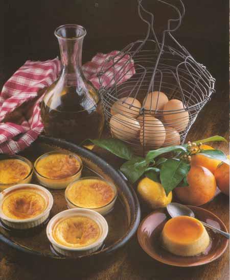 c La crème prise parfumée au vin