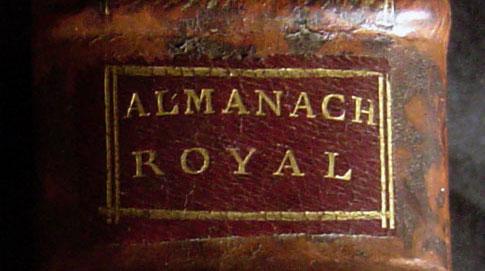 LAlmanach Royal de Laurent dHoury LAlmanach Royal de Laurent dHoury