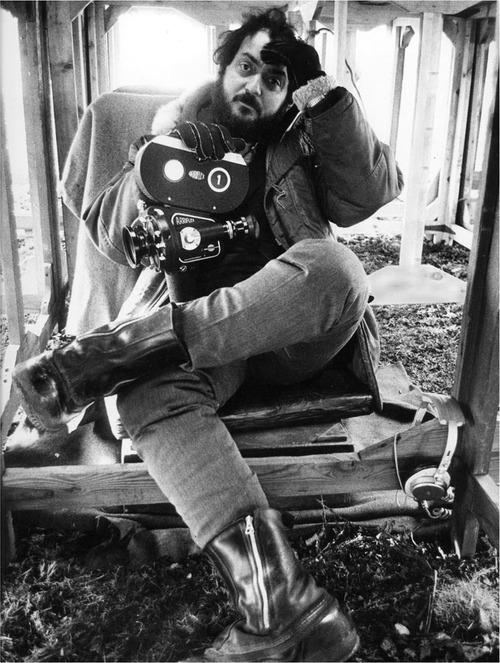 Stanley Kubrick, 1969. Tournage d’Orange Mécanique. Photo...