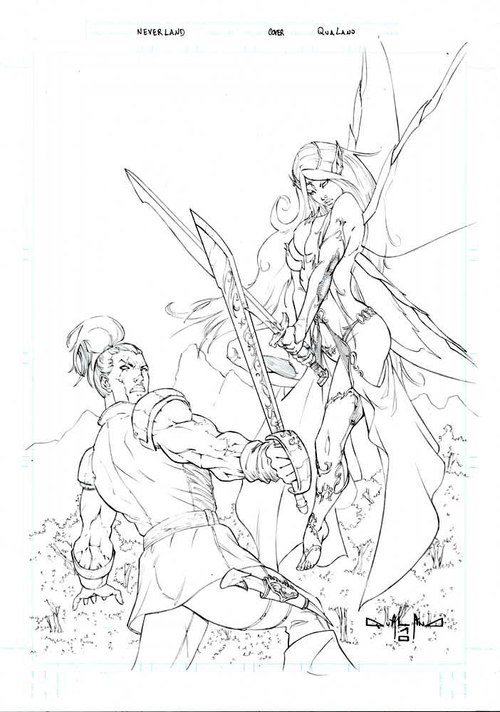 Neverland_issue_7_cover_by_qualano Neverland #7 chez Zenescope