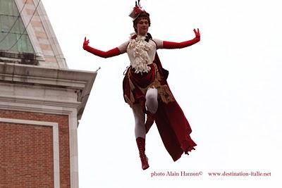Carnaval de Venise : le Vol de l'Ange