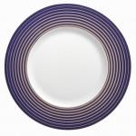 Guy DEGRENNE Boreal Hypnose - Assiette dessert bleue