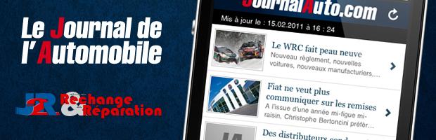application mobile Journal de l'Automobile