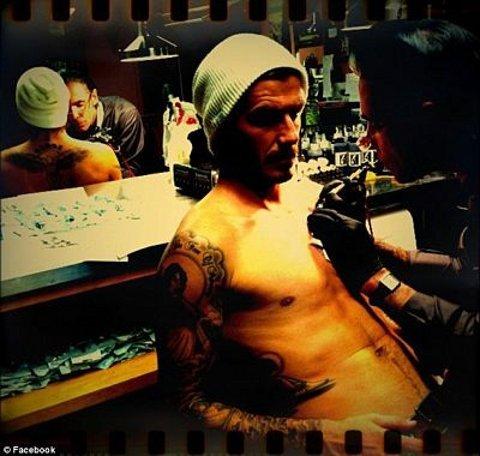 David Beckham ... Son nouveau tatouage (PHOTO) David Beckham ... Son nouveau tatouage (PHOTO)
