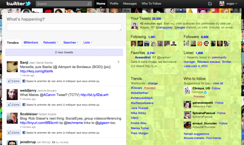 Twitter + I Like (extension Chrome)