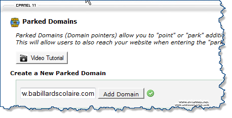 Wordpress Multisites parked domain Cpanel add
