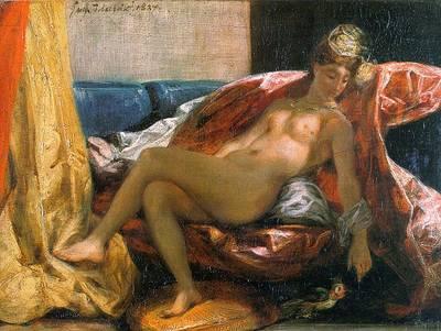 Femme au perroquet (Eugène Delacroix)