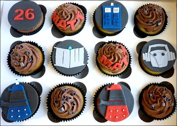 Yummy ! Des Cupcakes Dr Who