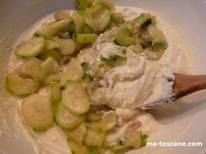 Tarte à La Ricotta et aux Courgettes – Torta con ricotta e zucchine