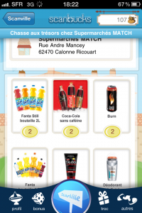 scanbucks Avec Scanbucks, je m’éclate dans les hypers ! (et j’ai l’air un peu bizarre aussi…)