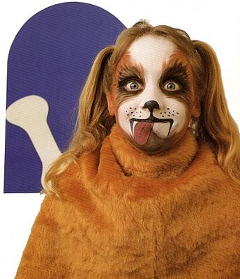 Maquillage de carnaval : le chien