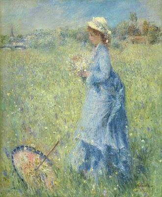 Pierre-Auguste Renoir, Femme cueillant des Fleurs