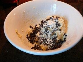 Scones 2e étape Mes scones aux pépites de chocolat