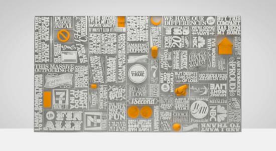 Conan Kinetic Typography 3D Conan O’Brien Kinetic Typography – le mur typographique 3D