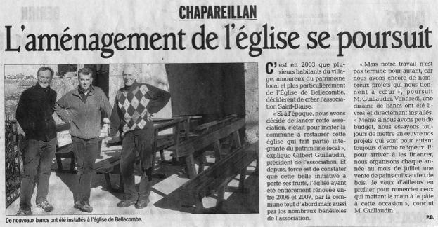 Revue de presse du 24 février au 2 mars 2011 article du 28 février