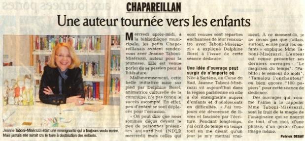 Revue de presse du 24 février au 2 mars 2011 article