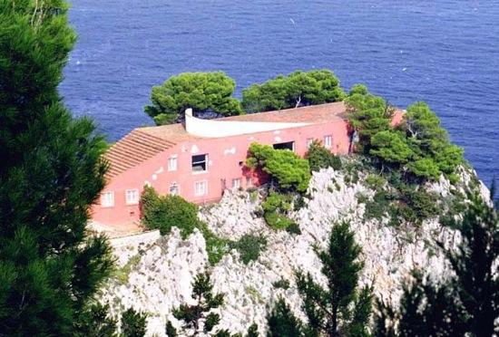 La maison du jeudi - Villa Malaparte - Curzio Malaparte & Adalberto Libera - la villa de profil