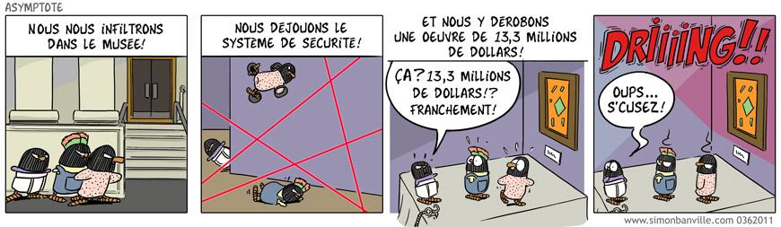 Le vol d’oeuvre d’art – Asymptote