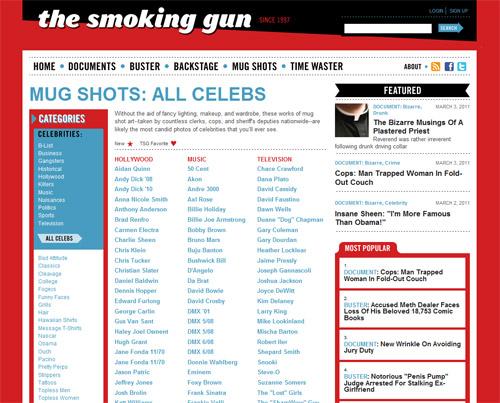 Célébrités arretées par la police Célébrités arretées par la police