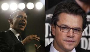 Sur CNN, Matt Damon se dit déçu du Président Obama