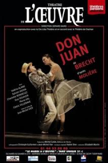 Panorama de ce printemps : Don Juan selon Brecht, qui s'achève à l'Oeuvre après être passé au Lucernaire... Quel mythe ?