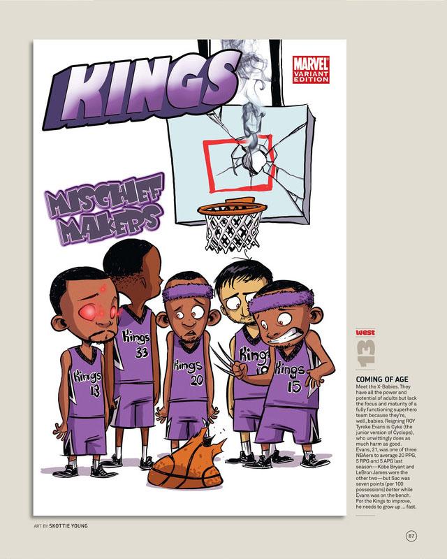 La NBA en comics par Marvel