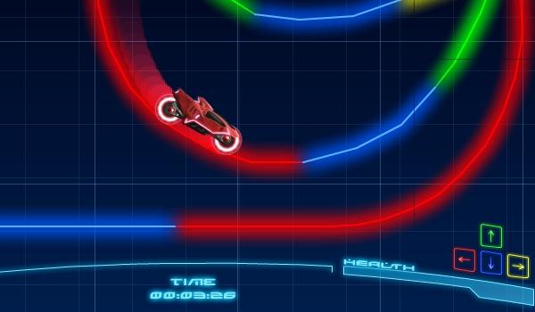 track Neon Rider, terminez les circuits du Cyber Monde
