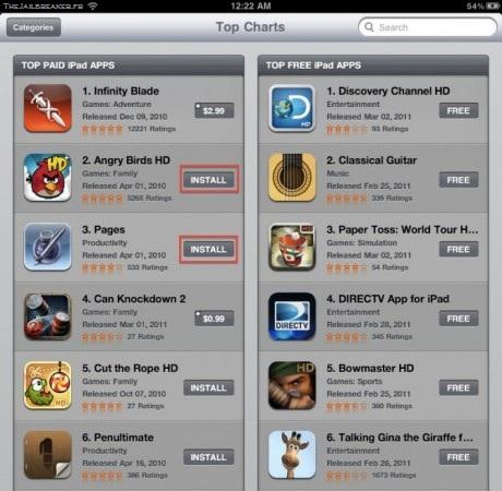 L’iOS 4.3 reconnaît les applications déjà achetées !!!
