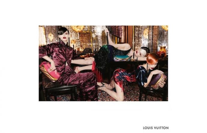 Kristen McMenamy Raquel Zimmermann Freja Beha Erichsen par Steven Meisel pour Louis Vuitton SS 2011 5