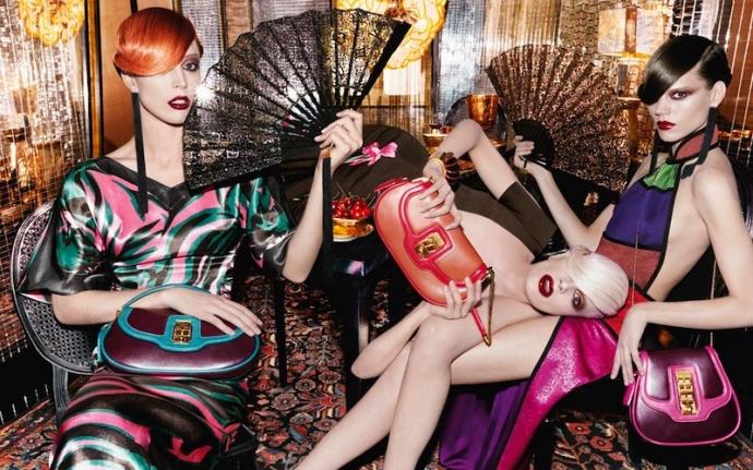 Kristen McMenamy Raquel Zimmermann Freja Beha Erichsen par Steven Meisel pour Louis Vuitton SS 2011 6