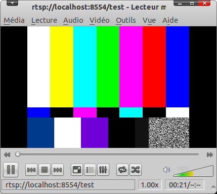 VLC RTSP play Un serveur RTSP basé sur GStreamer