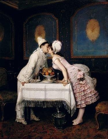 Auguste Toulmouche - Le baiser