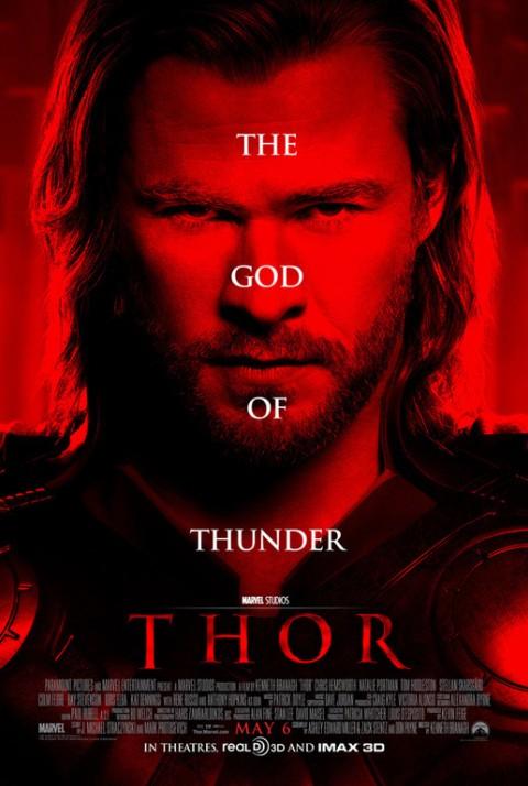 Thor ... une nouvelle affiche rouge sang Thor ... une nouvelle affiche rouge sang