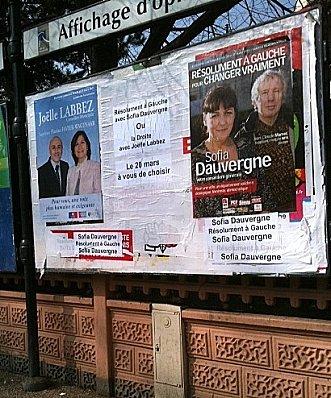 Élection cantonale (suite) Affiches Labez Dauvergne