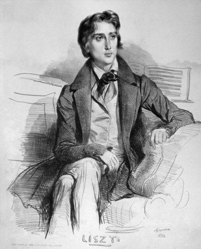 Liszt à 21 ans par Achille Devéria, (1800-1857) (c) DR