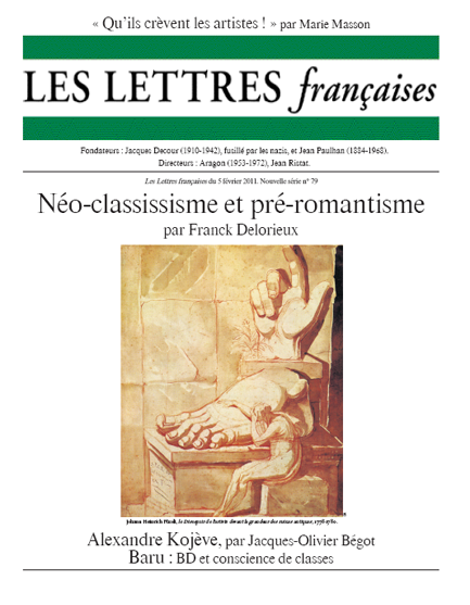 N°79 – Les Lettres françaises du 5 février 2011