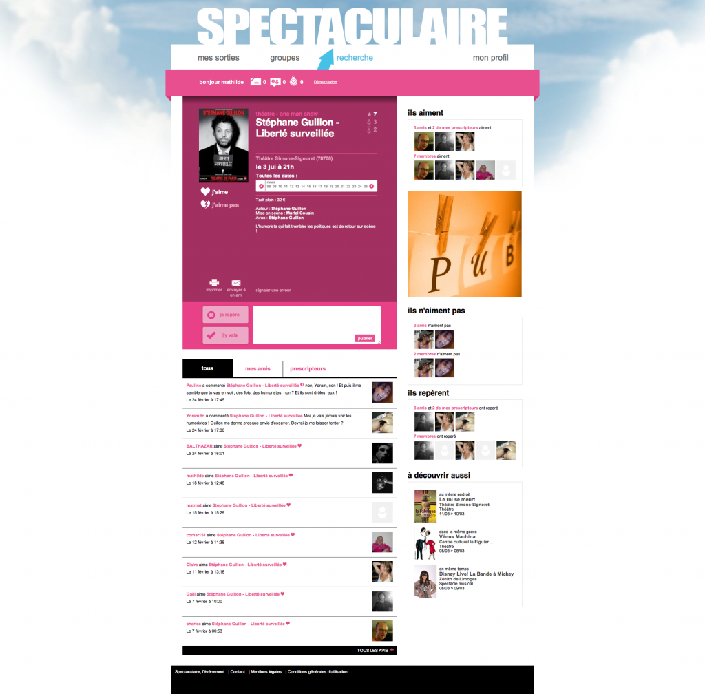 evenement guillon copie Un aperçu de spectaculaire.com !