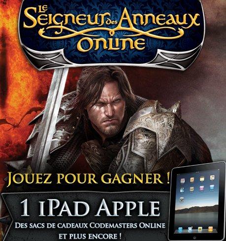 Le Seigneur des Anneaux vous offre un iPad Le Seigneur des Anneaux vous offre un iPad