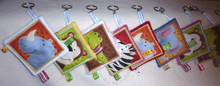 PORTE CLES CROCO enfillade