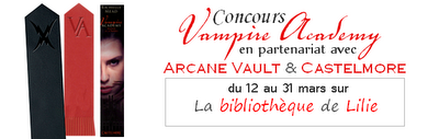 Concours Marque-Pages Vampire Academy / Contest Bookmarks Vampire Academy (Open to everyone - everywhere)