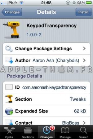 KeyPadTransparency : Une petite protection de plus pour votre appareil KeyPadTransparency : Une petite protection de plus pour votre appareil