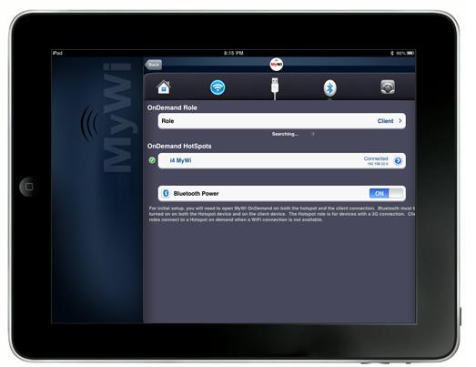MyWiOnDemand_Ipad MyWi On Demand, partage de connection automatique!