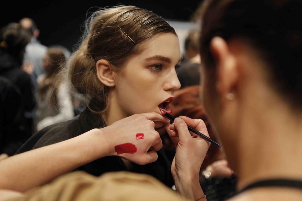 sonia Rykiel backstage Sonia Rykiel beauty backstage A/H 11-12