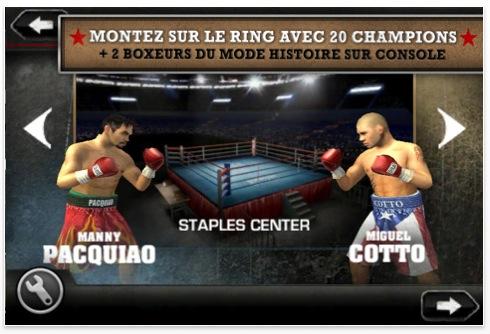 screen capture10 Fight Night Champion enfin sur iPhone