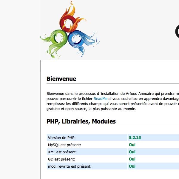 Arfooo Annuaire gratuit installation 2 Arfooo Annuaire gratuit installation 2