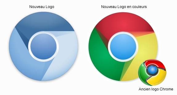 nouveau logo chrome bleu