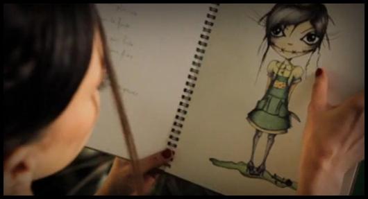 Extrait du clip dOlivia Ruiz Miette, chut... Motus et bouche cousue !