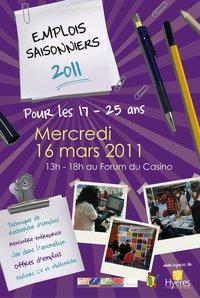 FORUM EMPLOIS SAISONNIERS 2011 FORUM EMPLOIS SAISONNIERS 2011