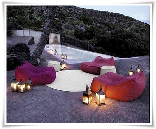 Je me prélasse ... PAOLA LENTI SALON EXTERIEUR