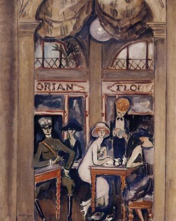 Kees Van Dongen – peintre français (1877-1968) – Eléments biographiques et quelques oeuvres 1921-cafe-florian-a-venise.1299551265.jpg